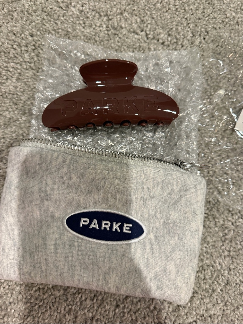PARKE Mocha Claw Clip New with Tags